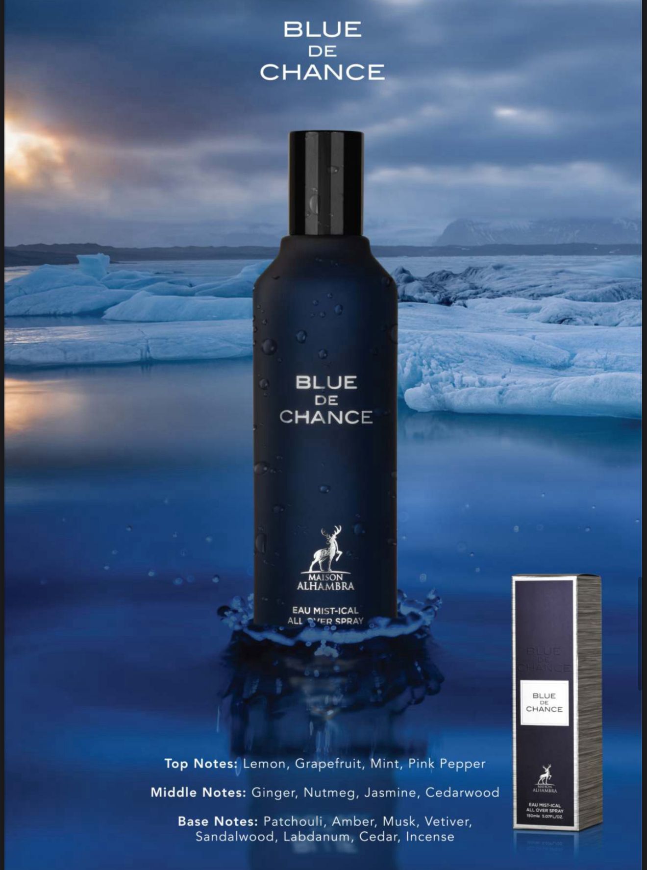 Blue de Chance All Over Spray Maison Alhambra 150 ML